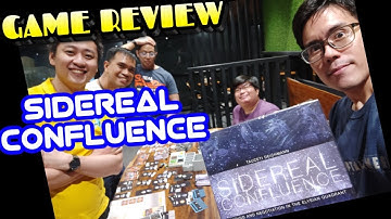 Sidereal Confluence : Trading & Negotiation in the Elysian Quadrant tabletop game review (WizKids)