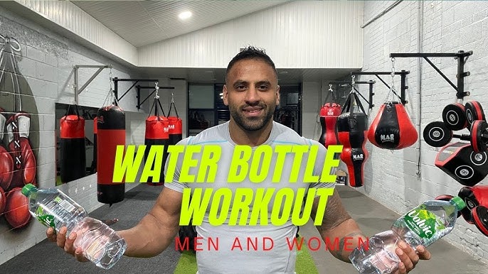 Home Chest Workout with Water Bottles! 