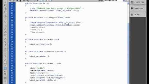 Actionscript 3.0 Document Class