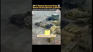 🛑 Massive Arms Recovery in Manipur! AK-47s, RPG &amp; Anti-Drone System Seized 🇮🇳