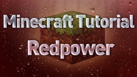 Minecraft Tutorial - Redpower Frubes Drill (MC 1.4.6)
