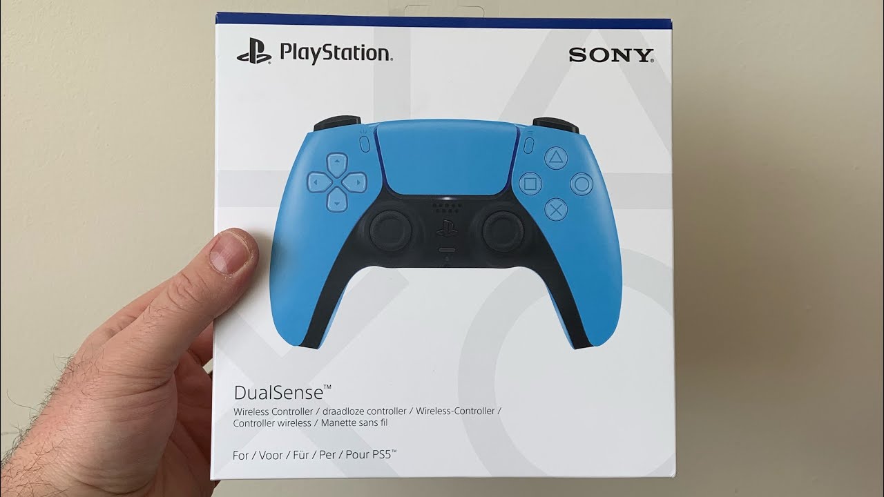 Станция dualsenses ps5. PS 5 Controller Wireless Dualsense Starlight Blue. PS 5 Controller Wireless Dualsense Cobalt Blue. Dualsense ps5 голубой. Геймпад Sony PLAYSTATION 5 Dualsense Starlight Blue арабский.