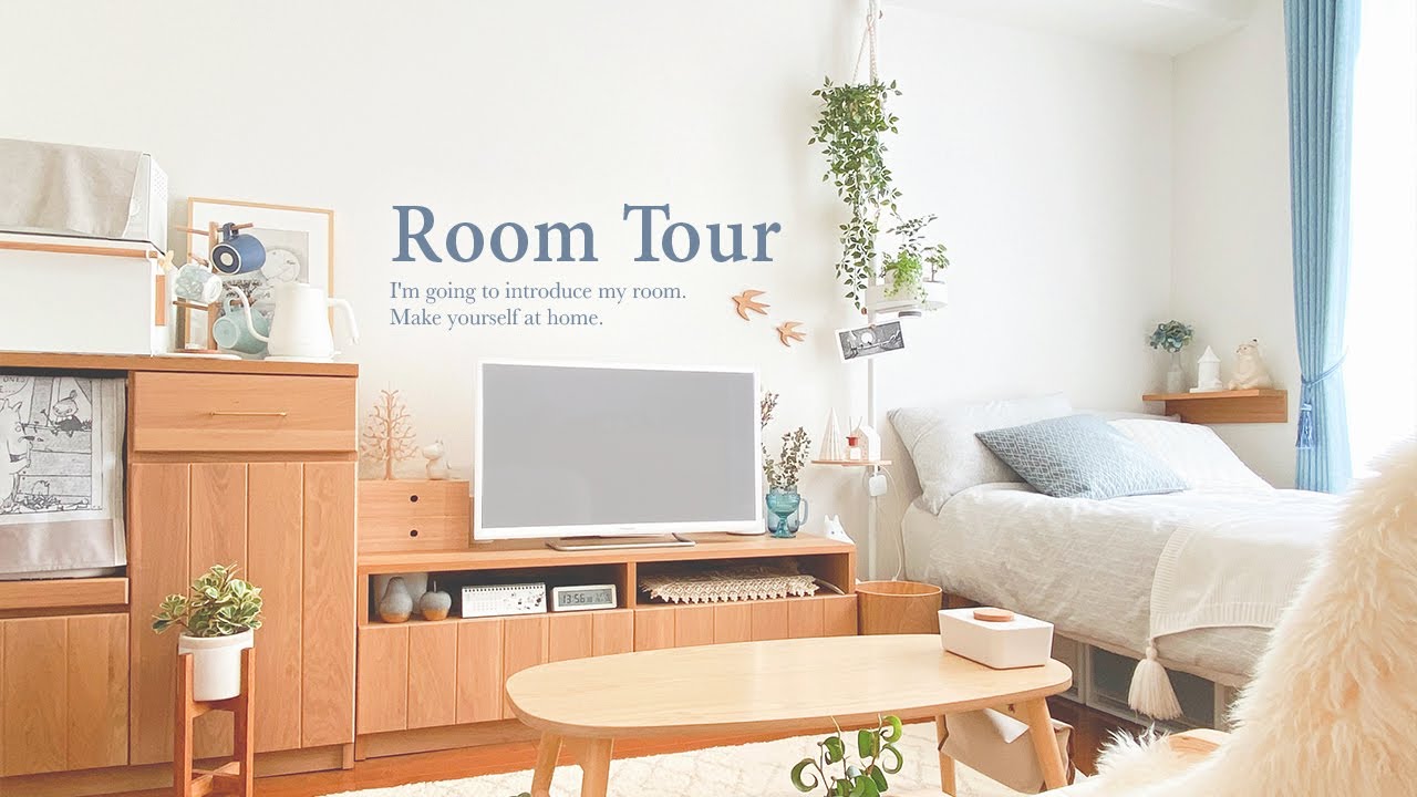 ルームツアー 6畳の収納アイデア 100均 Ikea 無印良品 北欧風インテリアの一人暮らし部屋紹介 1k Japanese Room Tour Youtube