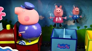 Tmtoys - Peppa Pig Świnka Peppa - Grandpa Pigs Train Pociąg Peppy - 05034 - Megadyskont.pl