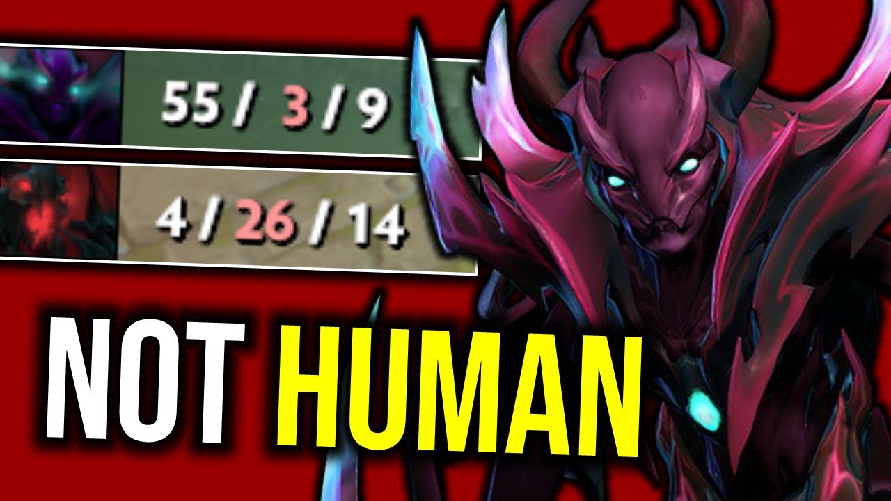 NOT HUMAN !! 55 Kills Spectre Bullying Shadow Fiend by Goodwin 7.26 | Dota 2