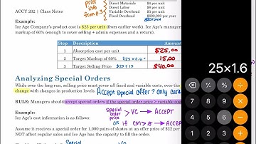 Ch. 19: Notes | Production & Pricing | #3 of 3 (pp. 9 – 10)
