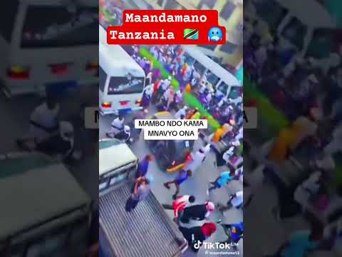Maandamano Ya Genz Yachacha Huko Tanzania Wakipinga Udikteta Wa Rais Suluhu Tanzania Protest