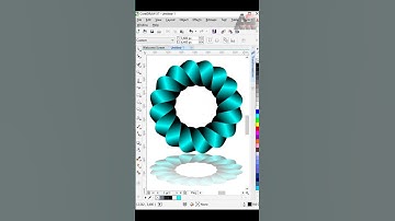 Circle Logo Design Idea in Corel Draw #coreldraw