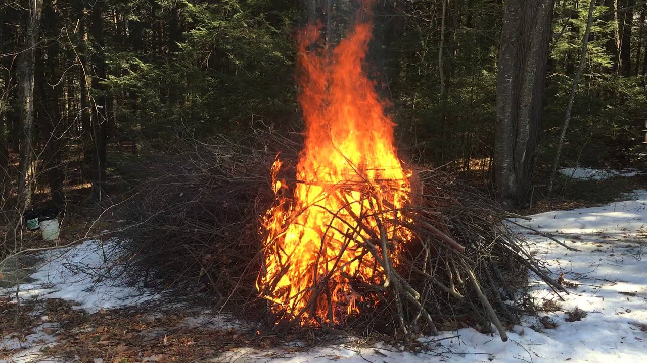 Burning Brush 2 28 16 YouTube