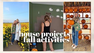 VLOG: house projects, fall activities + new furniture :)