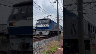JR宇都宮線貨物列車通過