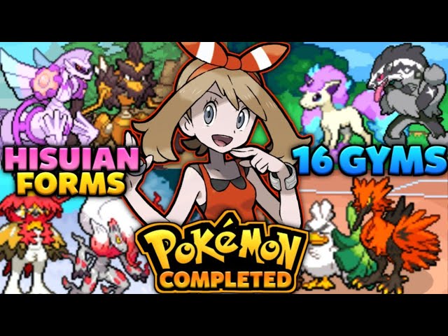 NEW] Completed Pokemon GBA Rom Hack 2022 With Hisuian Forms