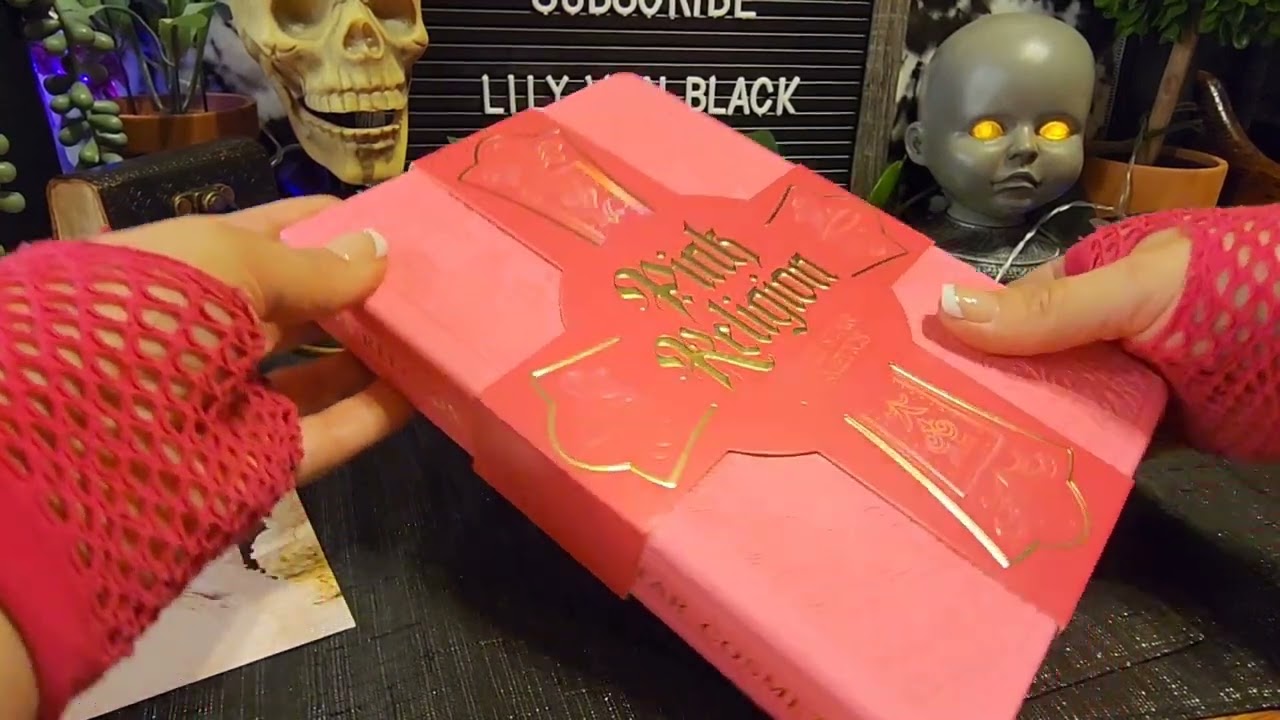 Jeffree Star PINK Religion Palette asmr