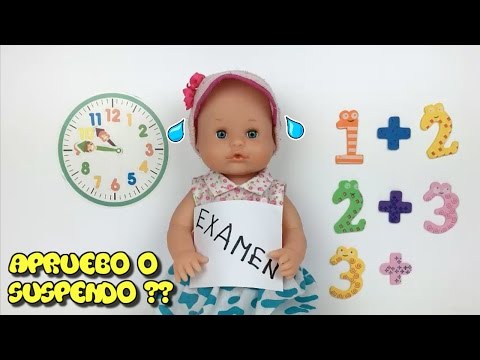 Bebé Nenuco Lola HACEMOS EL EXAMEN DE INGLES en el cole o escuela/Aventuras Bebé Travieso Lola 127 - YouTube