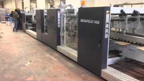 MEGAFOLD 1450 Automatic Corrugated Carton Folder Gluer machine
