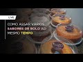 Como assar vários sabores de bolo ao mesmo tempo.