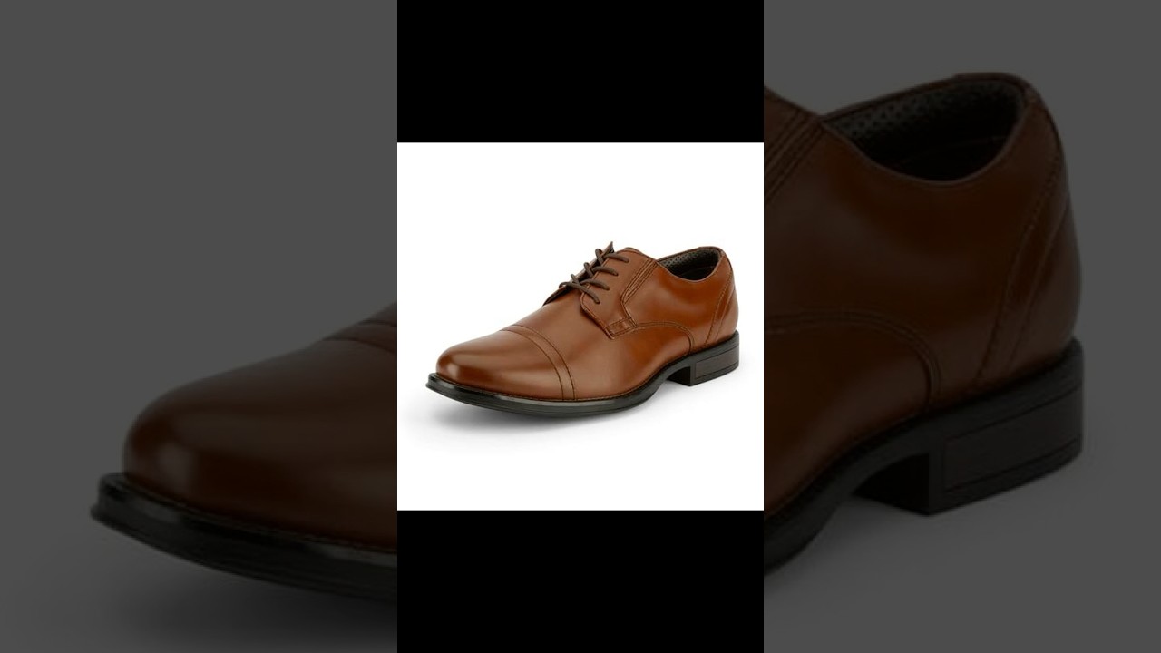 DOCKERS Mens Garfield Dress Cap Toe Oxford Shoe Highlights