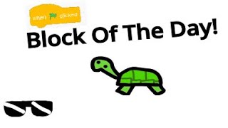Block of the day: when green flag clicked
