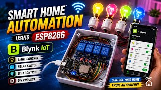  Home Automation Project using ESP8266 |Blink apps Control। diy project screenshot 3