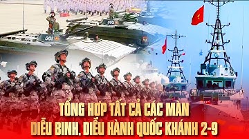 Tổng hợp màn diễu binh, diễu hành của tất cả các khối chào mừng Quốc khánh 2-9 | #A80 #RangroVietNam