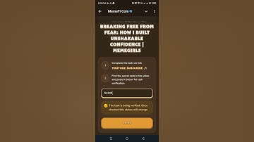 Breaking Free from Fear: How I Built Unshakable Confidence | MemeGirls MEMEFI VIDEOCODE TODAY#memefi