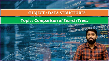 LEC67| Data Structures | Comparison of Search Trees by Dr. K. Varada Rajkumar