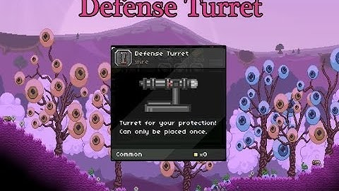 Starbound Defense Turret