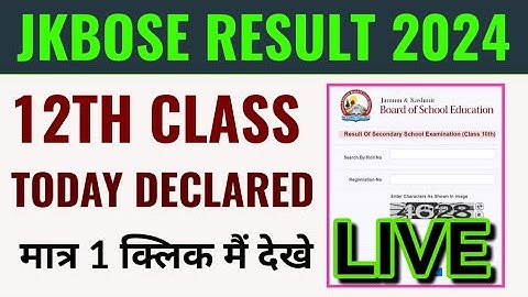 jkbose 12th result 2024 kaise dekhe, jkbose 12th result 2024 kaise check kare mobile se, jkbose