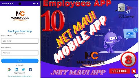EPISODE 10  Employees Smart APP .NET 9.0 - COMPLETE .NET MAUI IN .NET 9.0 APP- SQL,REFIT,REST API🚀💥