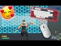 ASMR Chill🤩 Piece Control 1v1🏆Satisfying Keyboard Fortnite