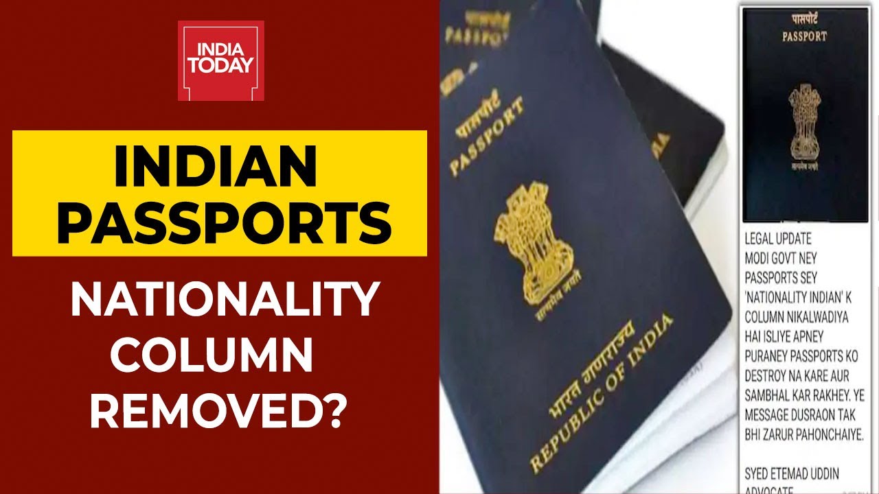 Fact Check: No, Centre Has Not Removed The Nationality Column From Indian Passports