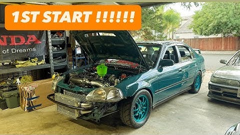 AWD K24 EK SEDAN READY FOR DYNO TUNE!!! 500hp ? 