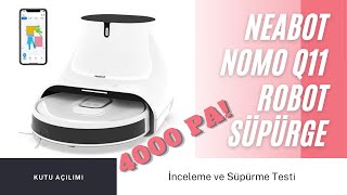 Tasarım Harikası Robot Süpürge! Neabot Nomo Q11 Çöp Hazneli Robot Süpürge inceleme ve Test