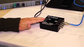 12G-SDI to QUAD 3G-SDI Converter Demonstration