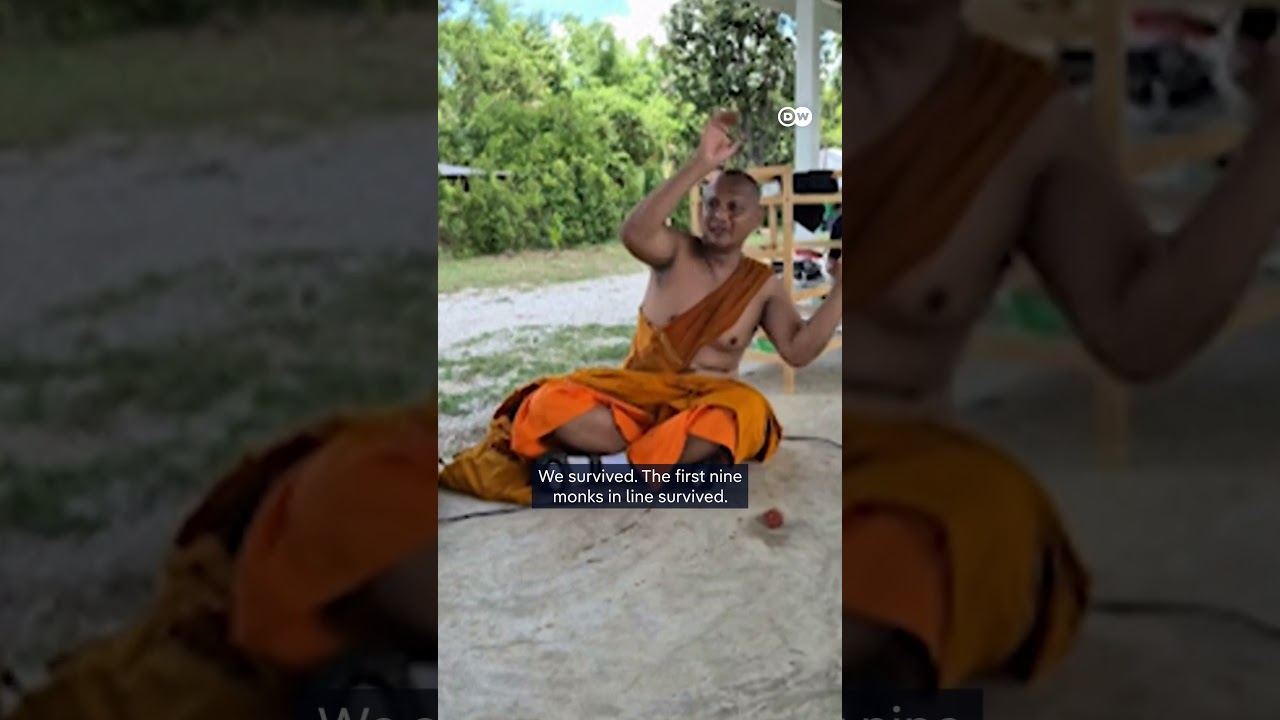 11-year-old crashes into group of Thai monks | DW News