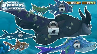 ALL EVOLUTION SHARKS UNLOCKED!!! - Hungry Shark Evolution | HD screenshot 5