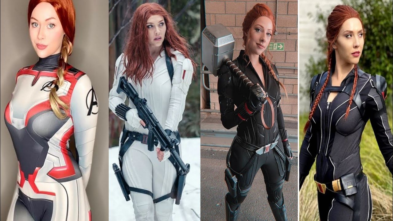 Black widow Cosplay compilation 🤩🤩