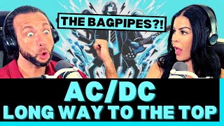 FROM RAGS TO RICHES & EPIC BAGPIPES! First Time Hearing AC/DC - It's A Long Way To The Top Reaction!