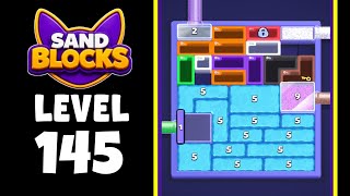 Sand Blocks level 145 walkthrough solution