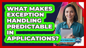 What Makes Exception Handling Predictable in Applications?