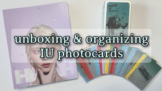 Распаковка мерча IU H.E.R. + Организация фотокарт