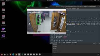 Simple  motion detection using python