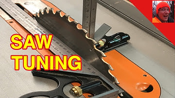 HOW TO TUNE A TABLE SAW