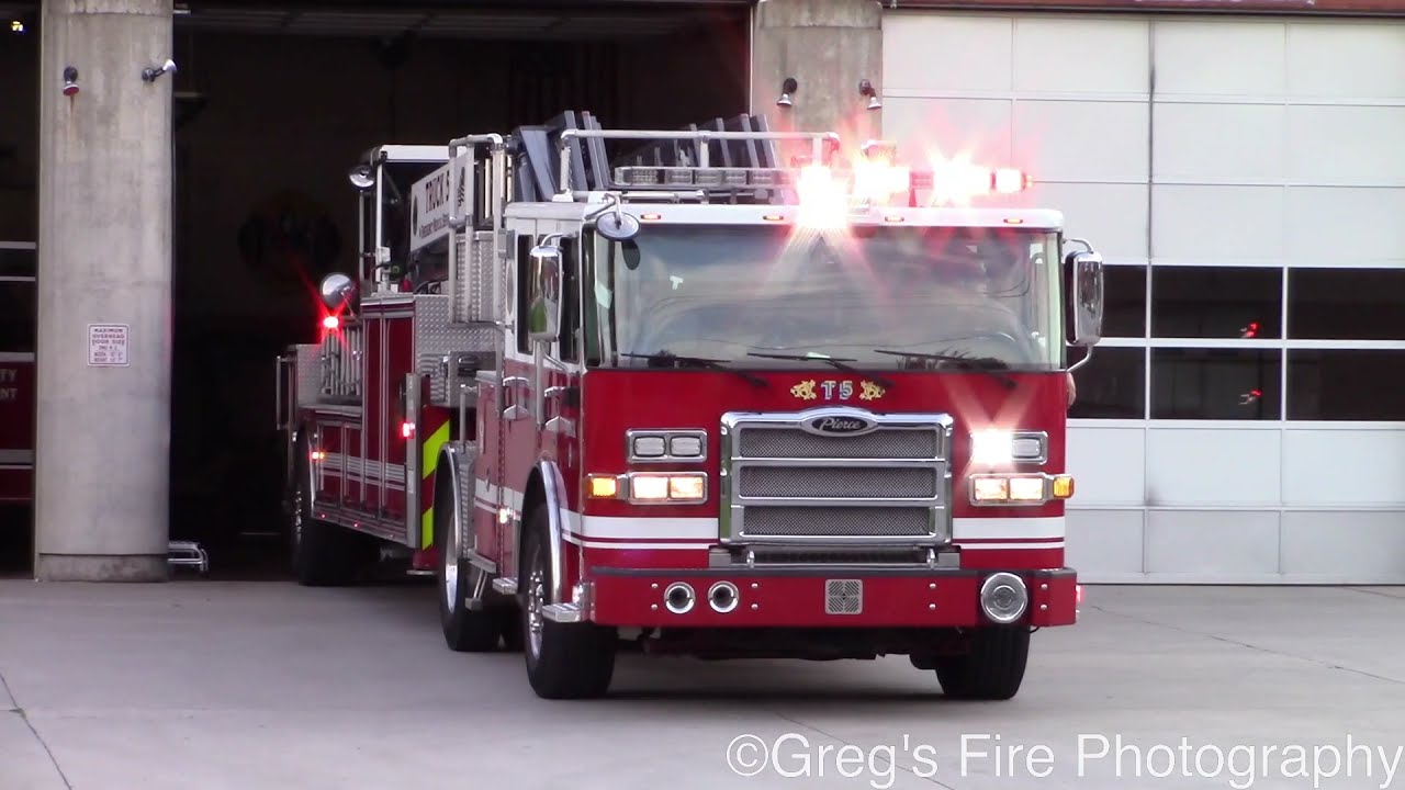 Baltimore City Truck 10 & Truck 5 Responding