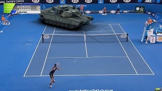 AUS OPEN 2015 - Djokovic v Abrams Semi-Final screenshot 3