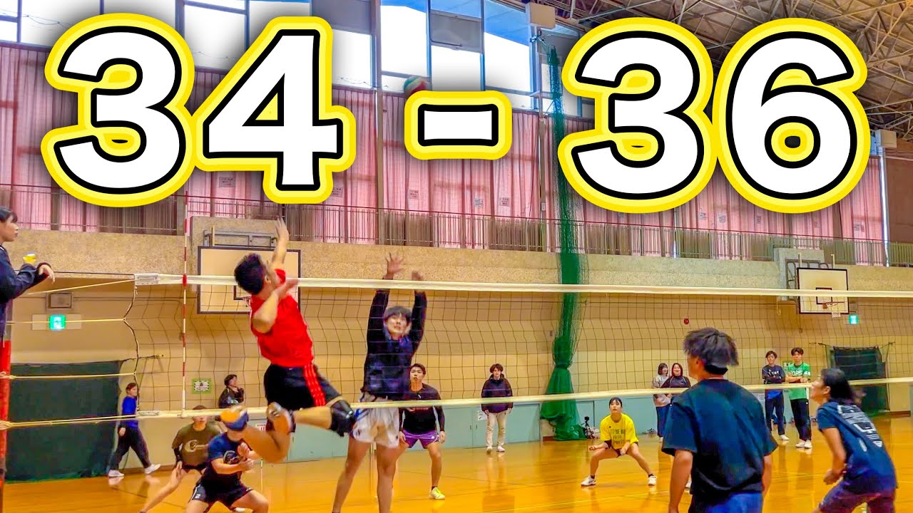 (Волейбольный матч) Матч, завершившийся с результатом 36 очков.