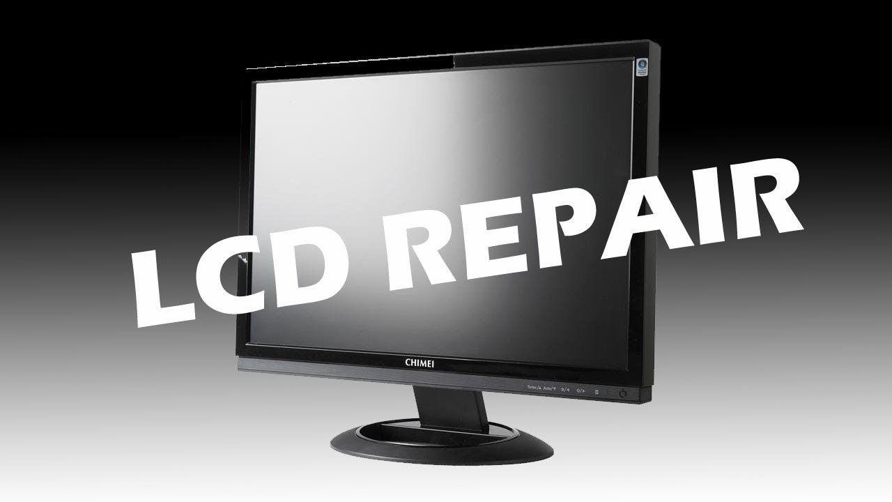 LCD Monitor repair Chimei CMV T39D YouTube