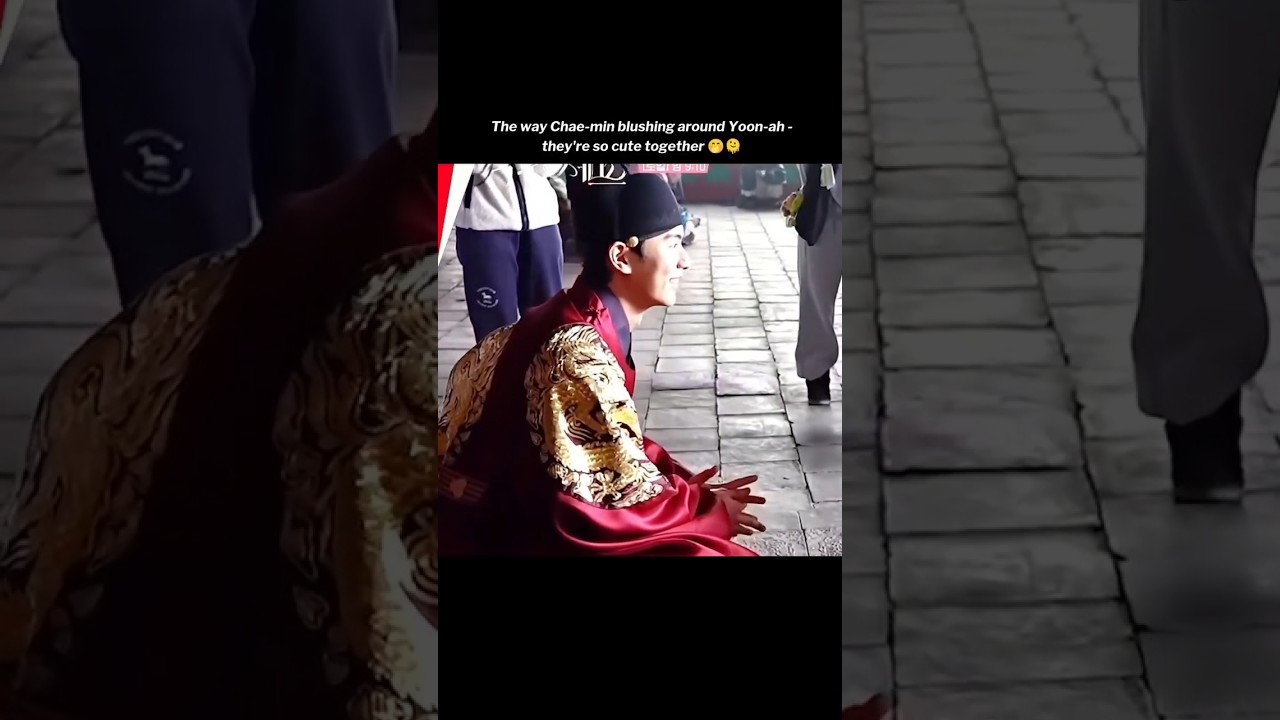 chaemin is blushing around yoona Bon appetit your majesty