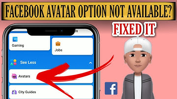 Avatar option not showing on Facebook problem solved