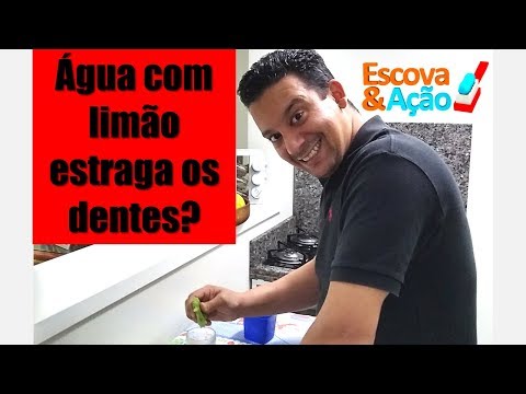 Vídeo: A água com limão amarela os dentes?